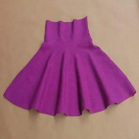 High Waist Pleated Mini Skirt