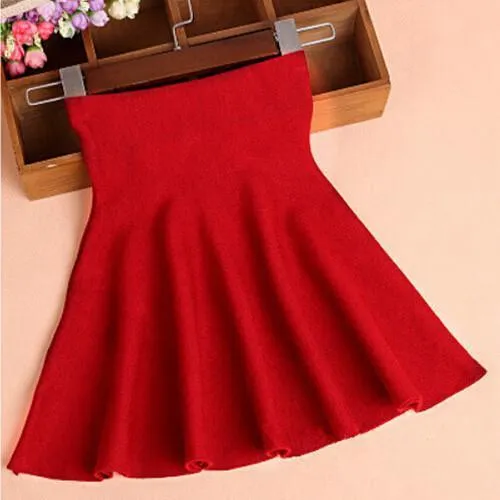 High Waist Pleated Mini Skirt