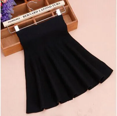 High Waist Pleated Mini Skirt