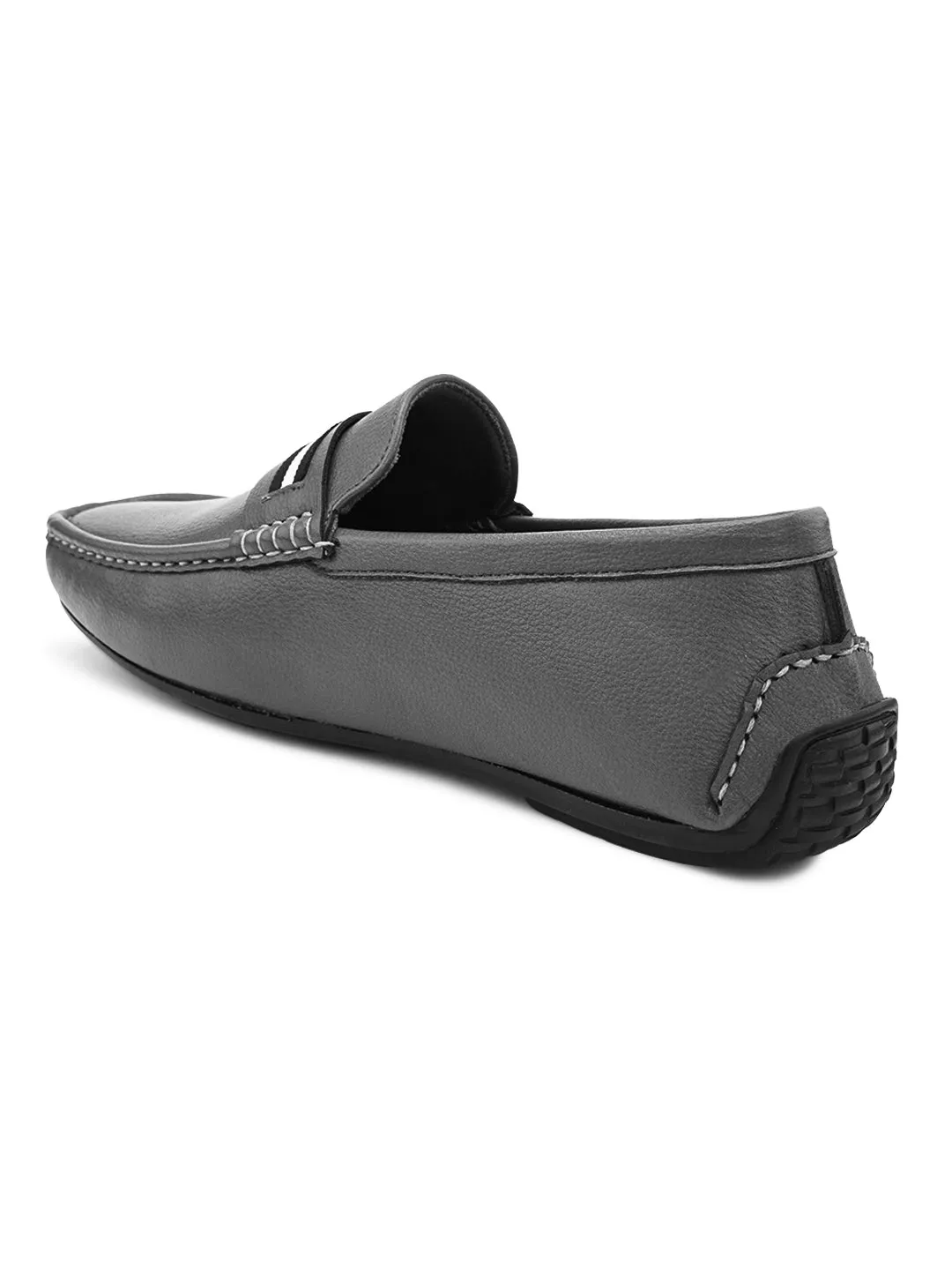 Hydes N Hues Men Grey Loafers