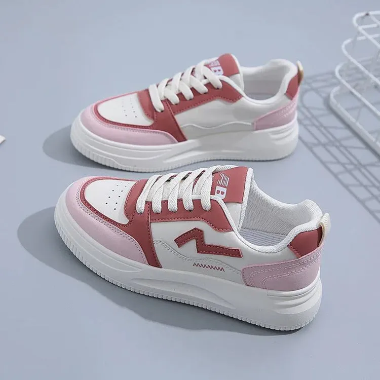 INSTOCK-Fashion casual sneakers lace-up women's shoes