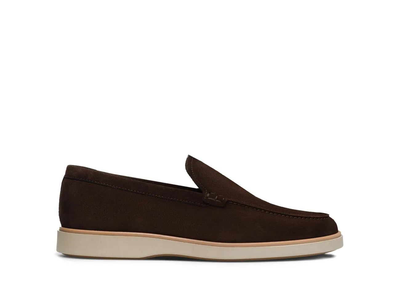 Italian Cream Suede Libraria Loafers - Loafers shoes