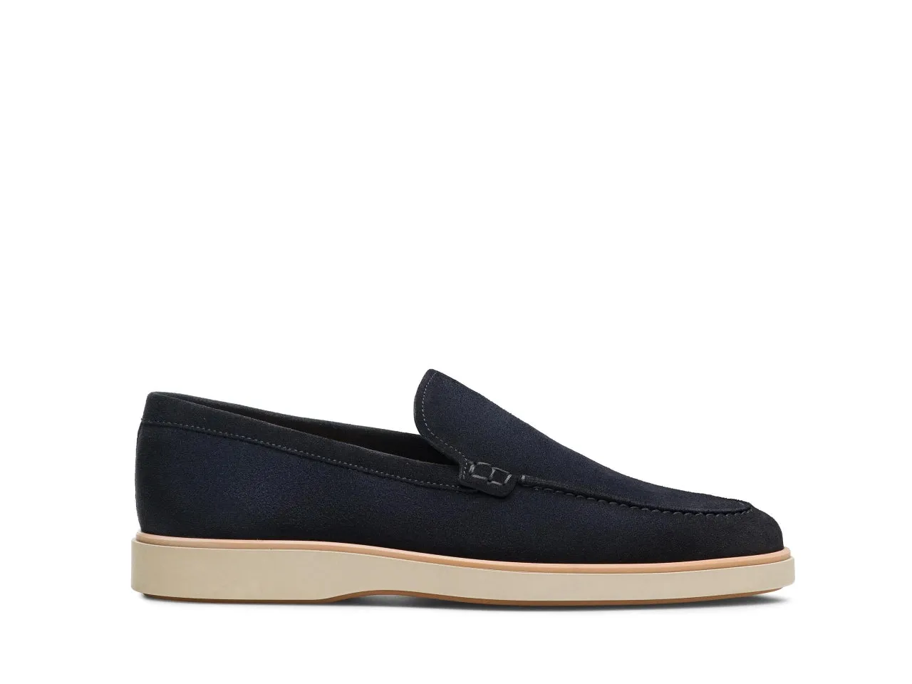 Italian Cream Suede Libraria Loafers - Loafers shoes