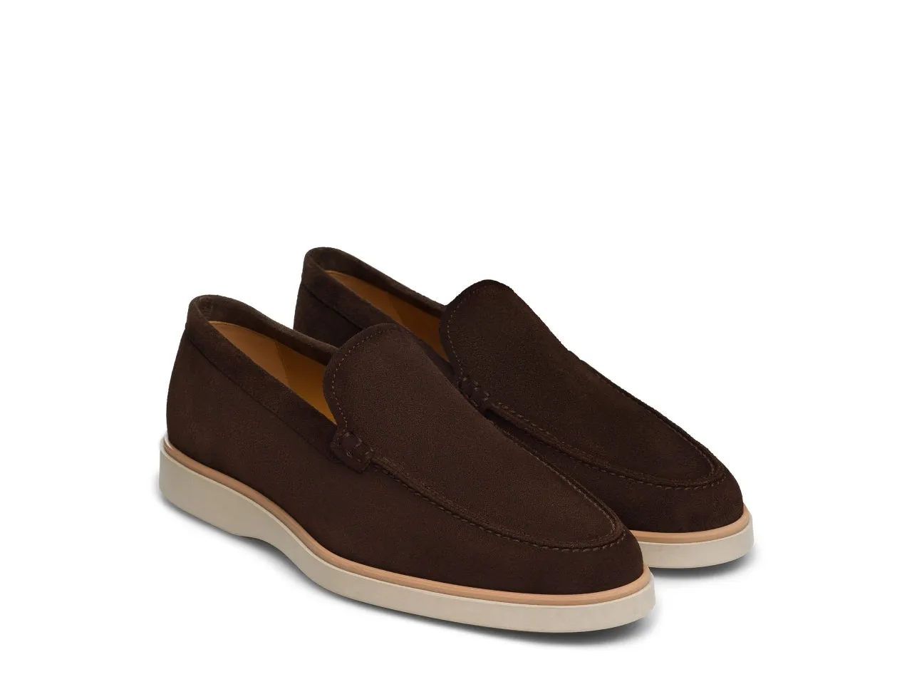 Italian Cream Suede Libraria Loafers - Loafers shoes
