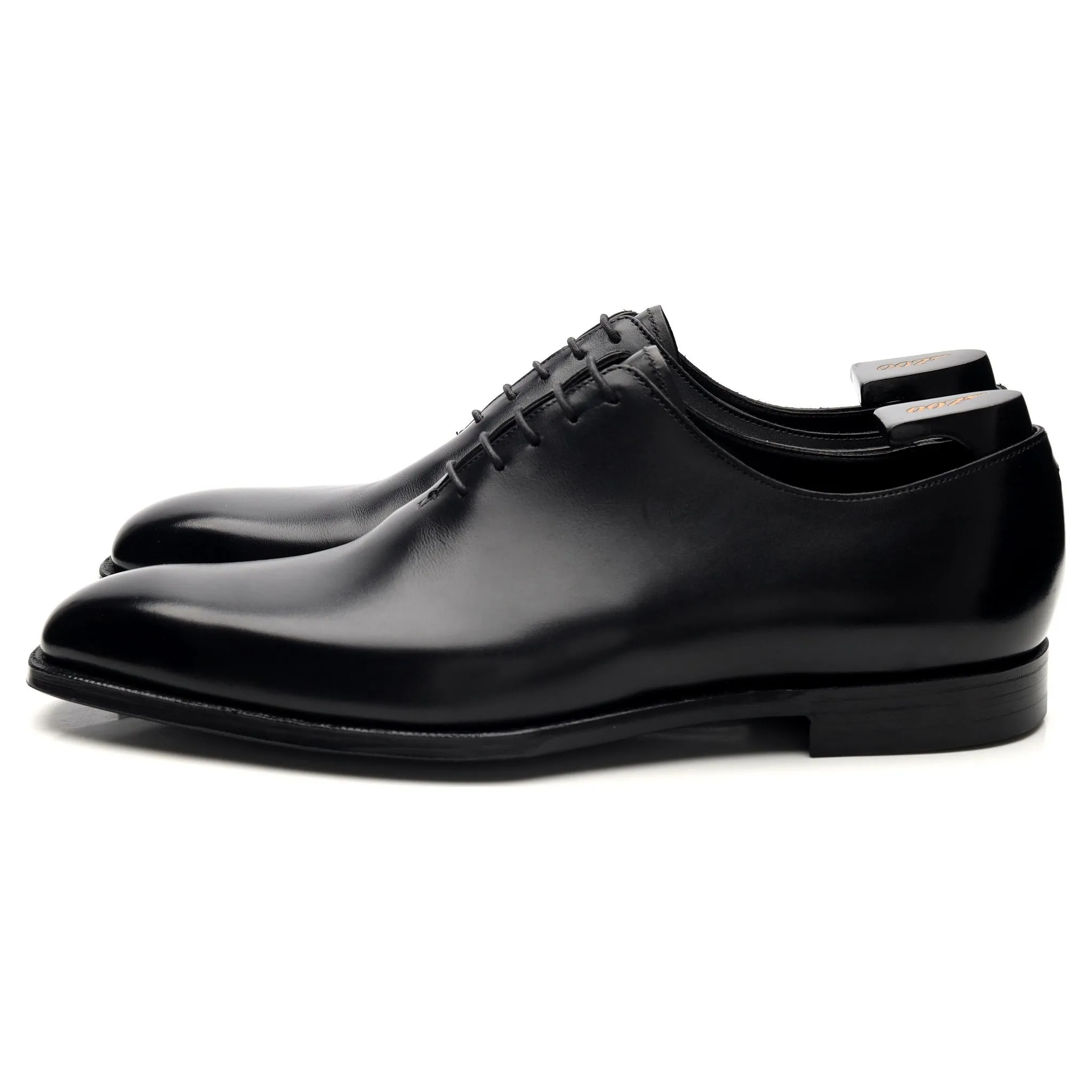 'James 007' Black Leather Oxford UK 8.5 E