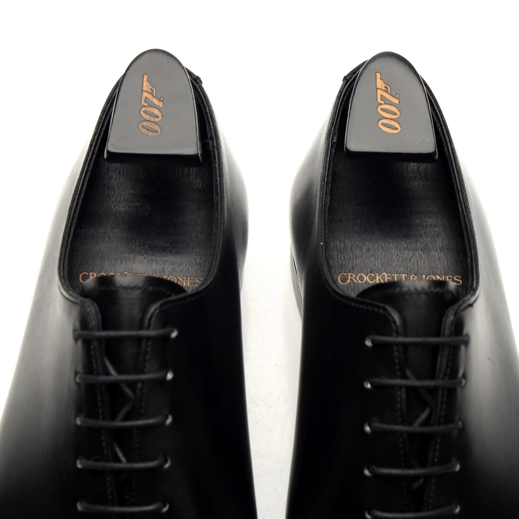 'James 007' Black Leather Oxford UK 8.5 E
