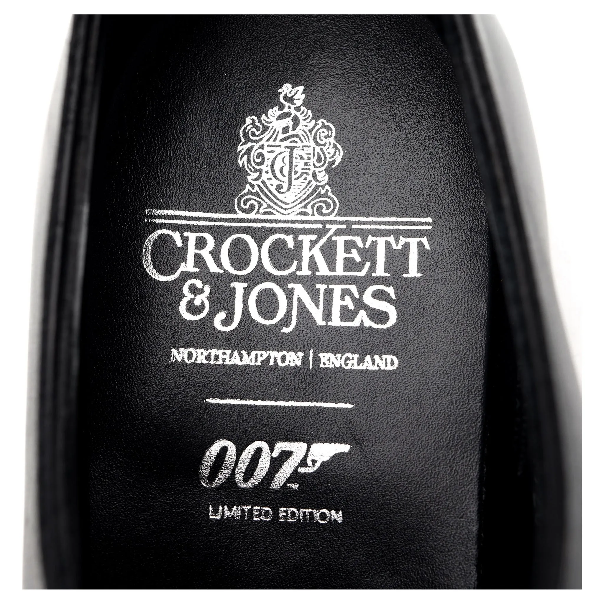 'James 007' Black Leather Oxford UK 8.5 E