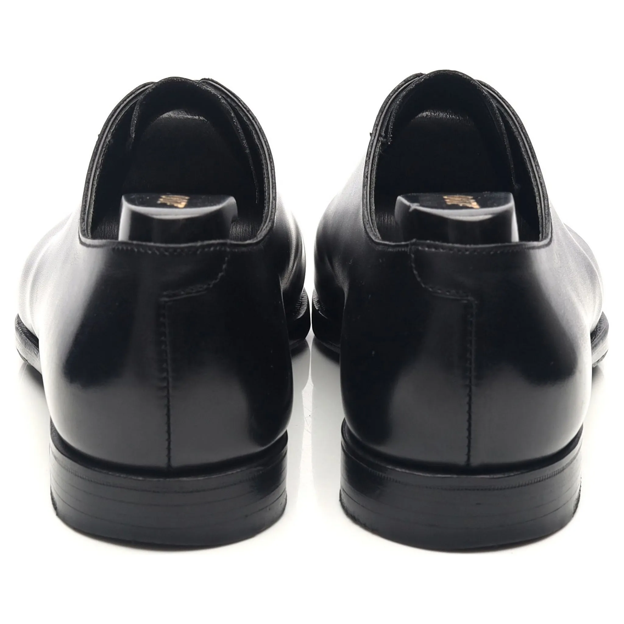 'James 007' Black Leather Wholecut Oxford UK 6.5 E