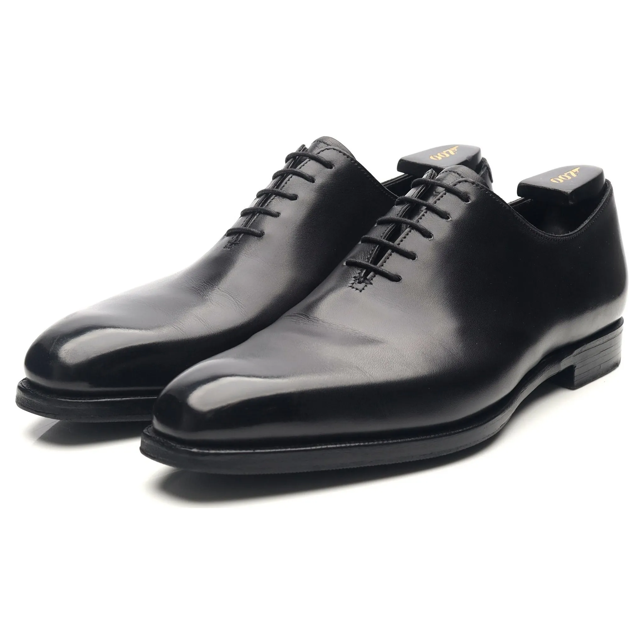 'James 007' Black Leather Wholecut Oxford UK 6.5 E