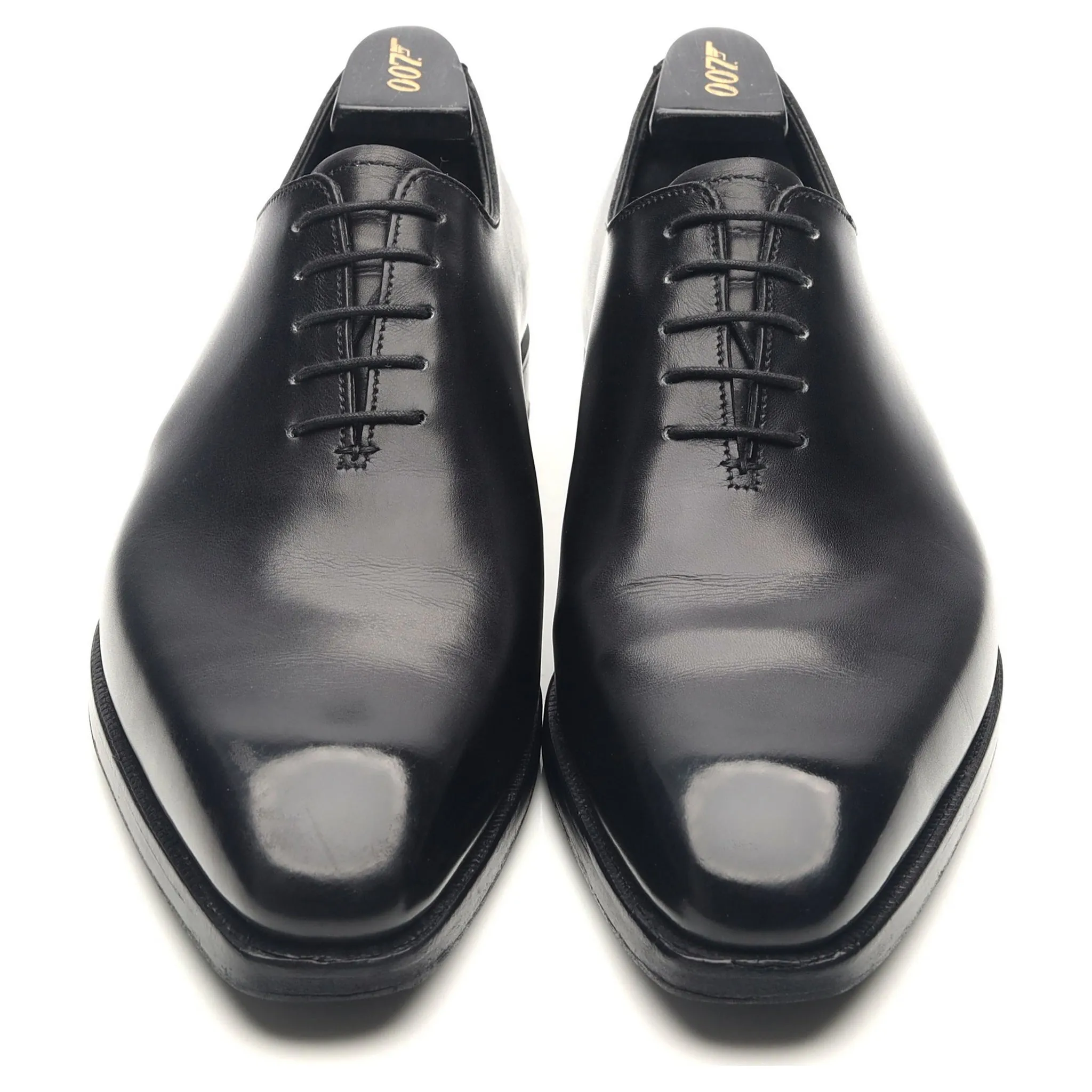 'James 007' Black Leather Wholecut Oxford UK 6.5 E