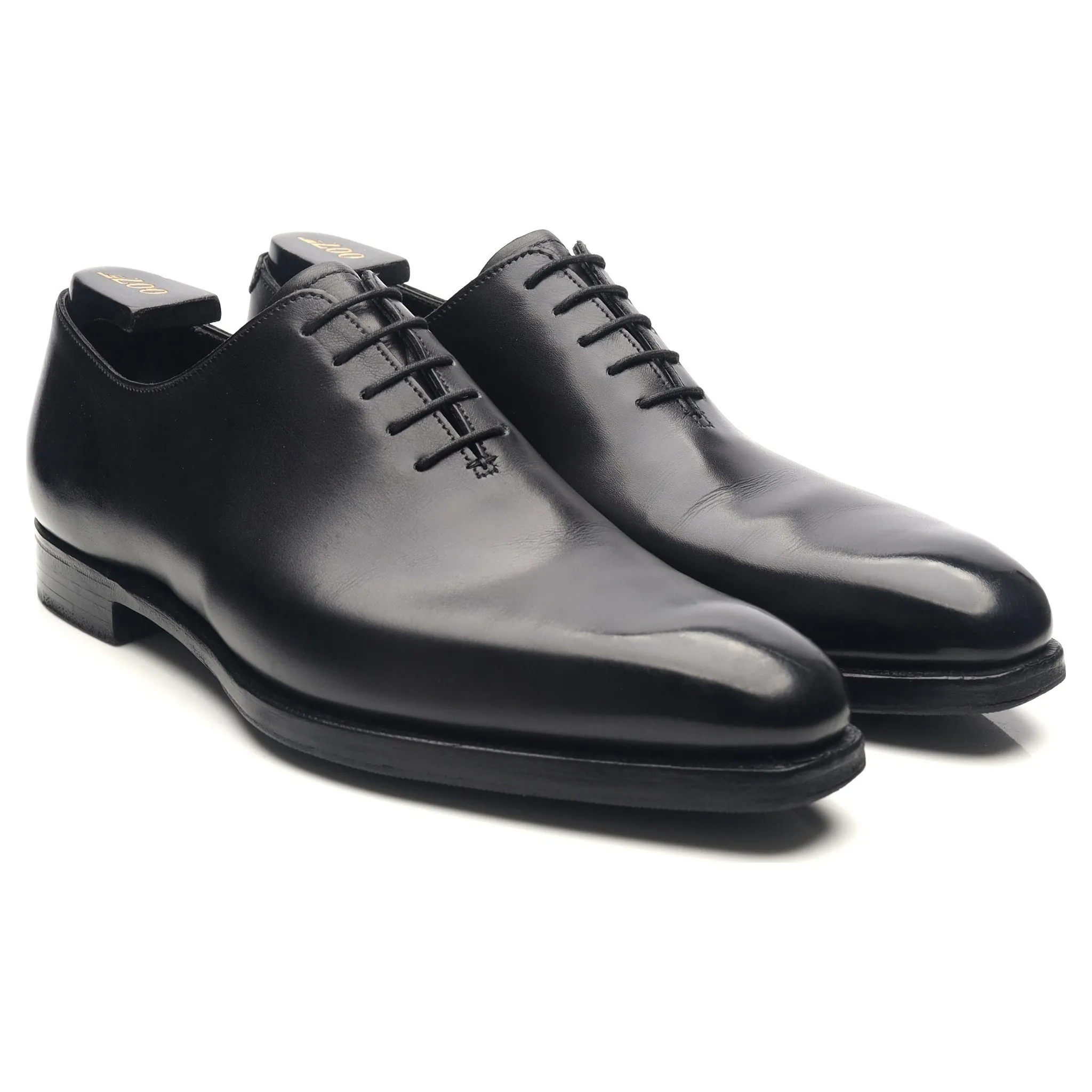 'James 007' Black Leather Wholecut Oxford UK 6.5 E