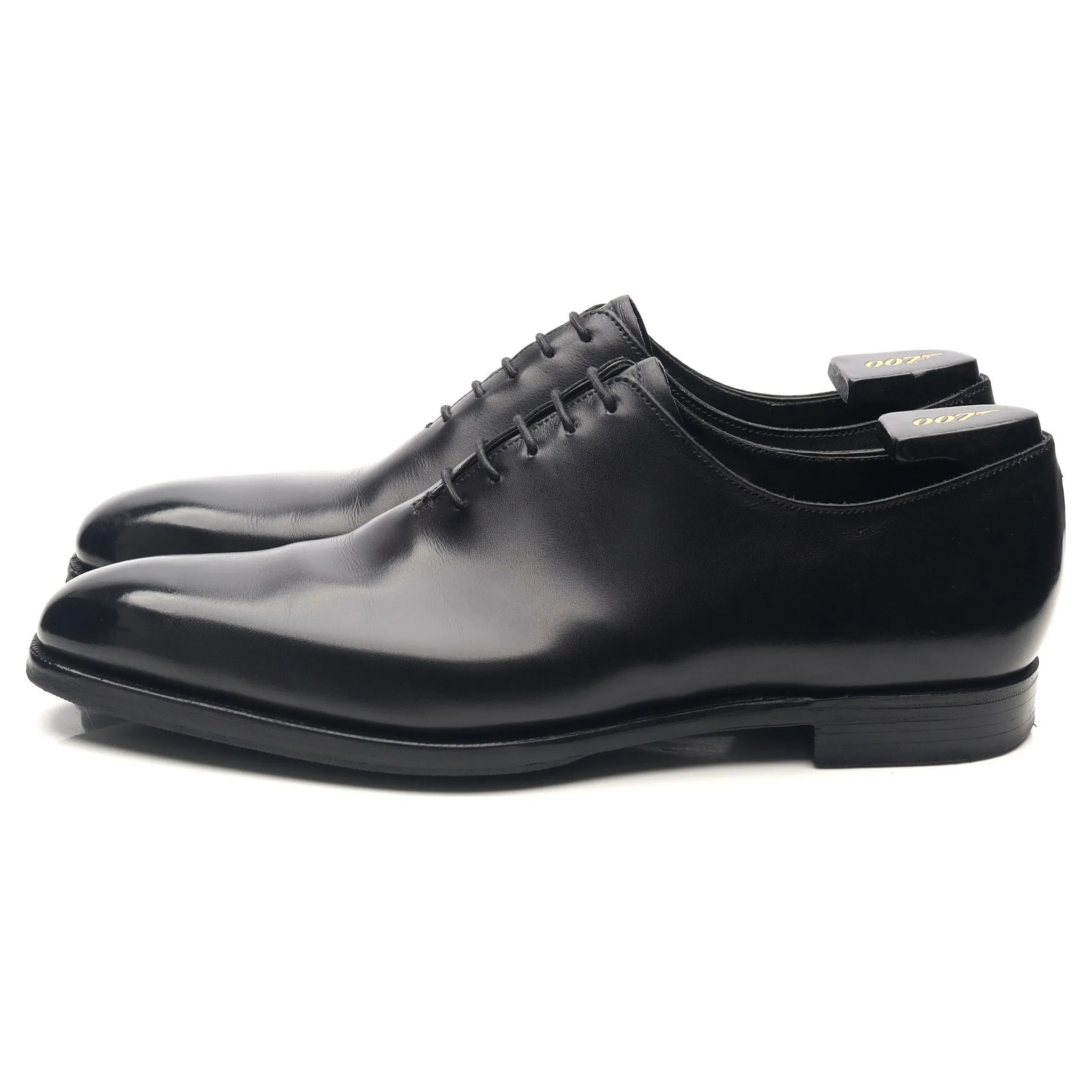 'James 007' Black Leather Wholecut Oxford UK 6.5 E
