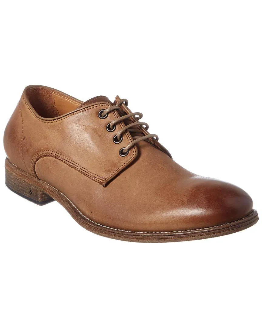 JOHN VARVATOS Men's Wood Brown Stanton Laceless Derby NWOB