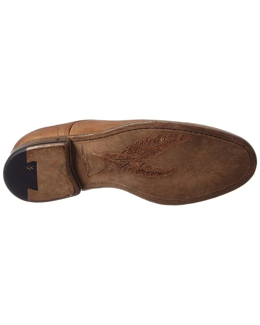 JOHN VARVATOS Men's Wood Brown Stanton Laceless Derby NWOB