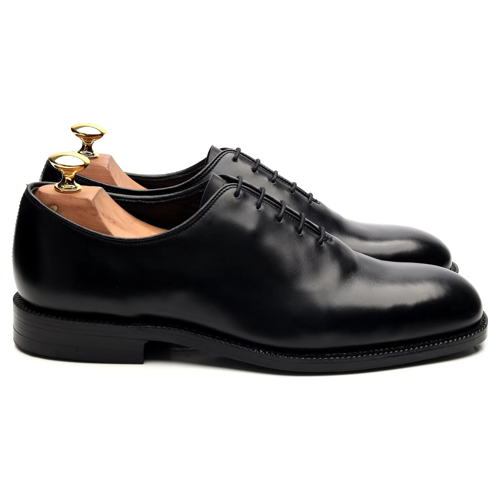 'Jovi' Black Leather Wholecut Oxford UK 6.5 F