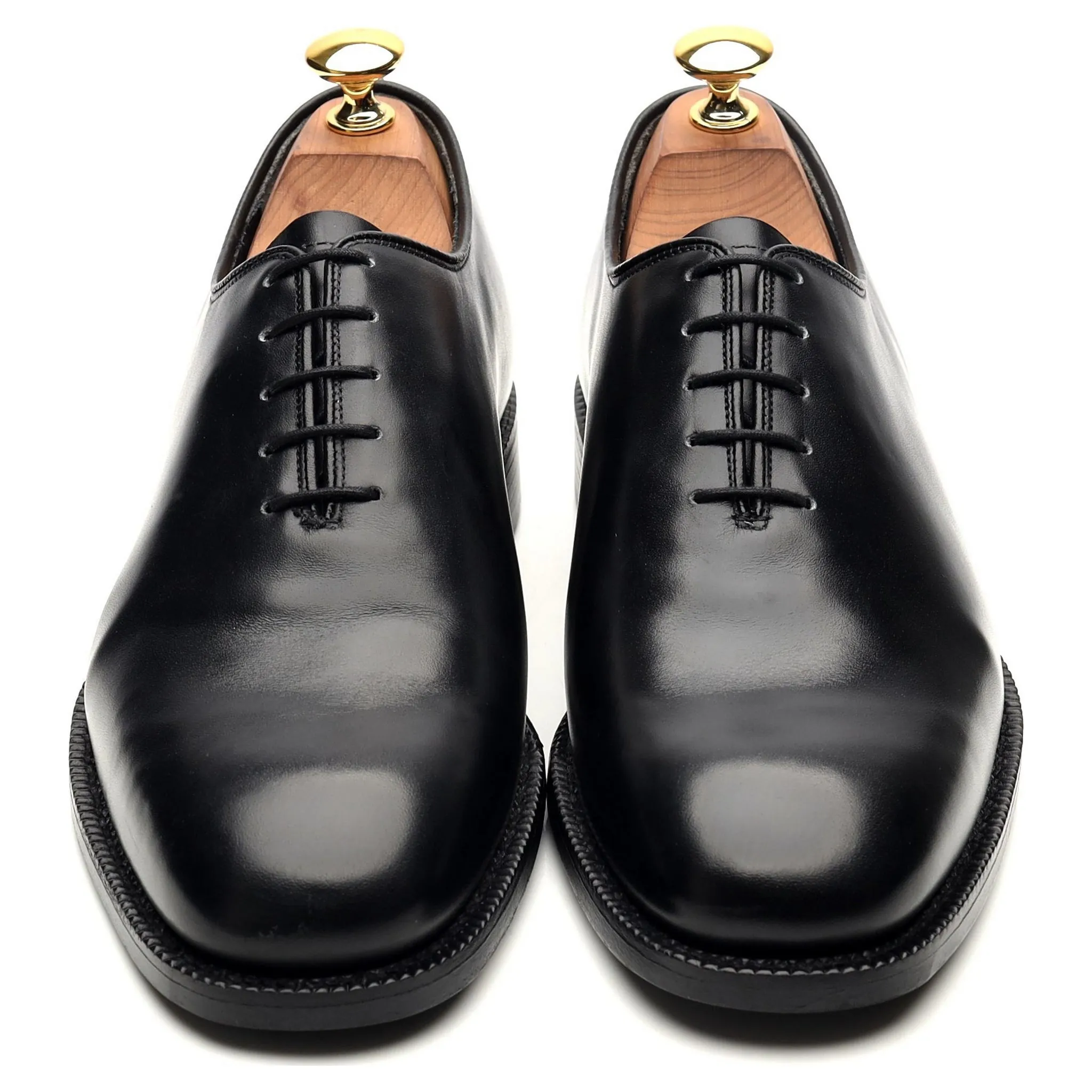 'Jovi' Black Leather Wholecut Oxford UK 6.5 F