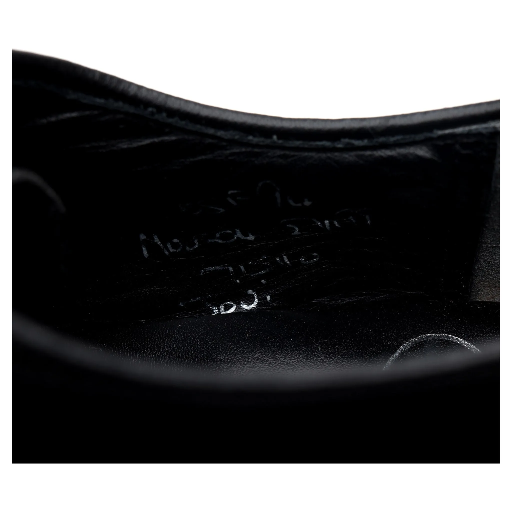'Jovi' Black Leather Wholecut Oxford UK 6.5 F