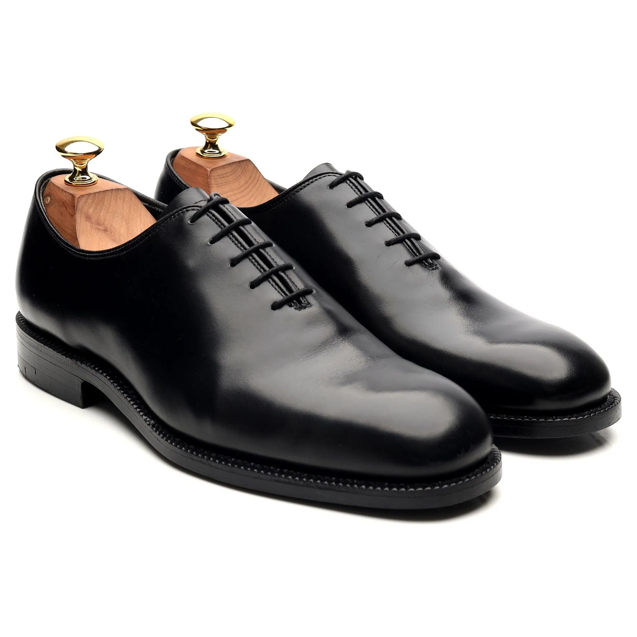 'Jovi' Black Leather Wholecut Oxford UK 6.5 F