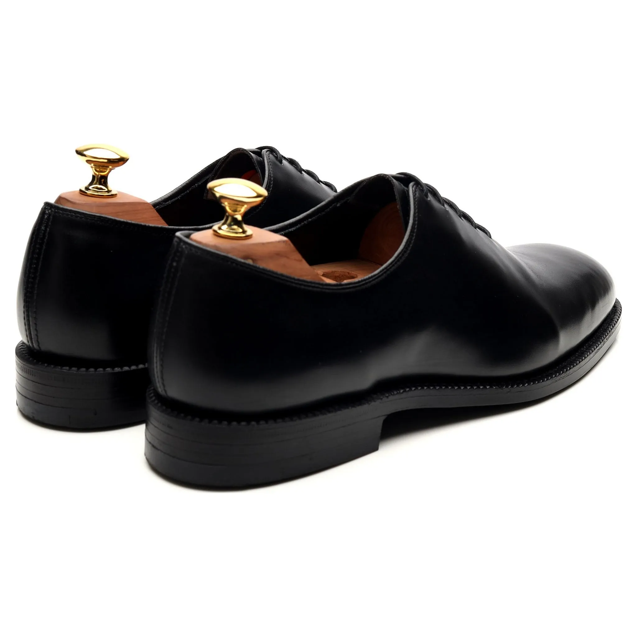 'Jovi' Black Leather Wholecut Oxford UK 6.5 F