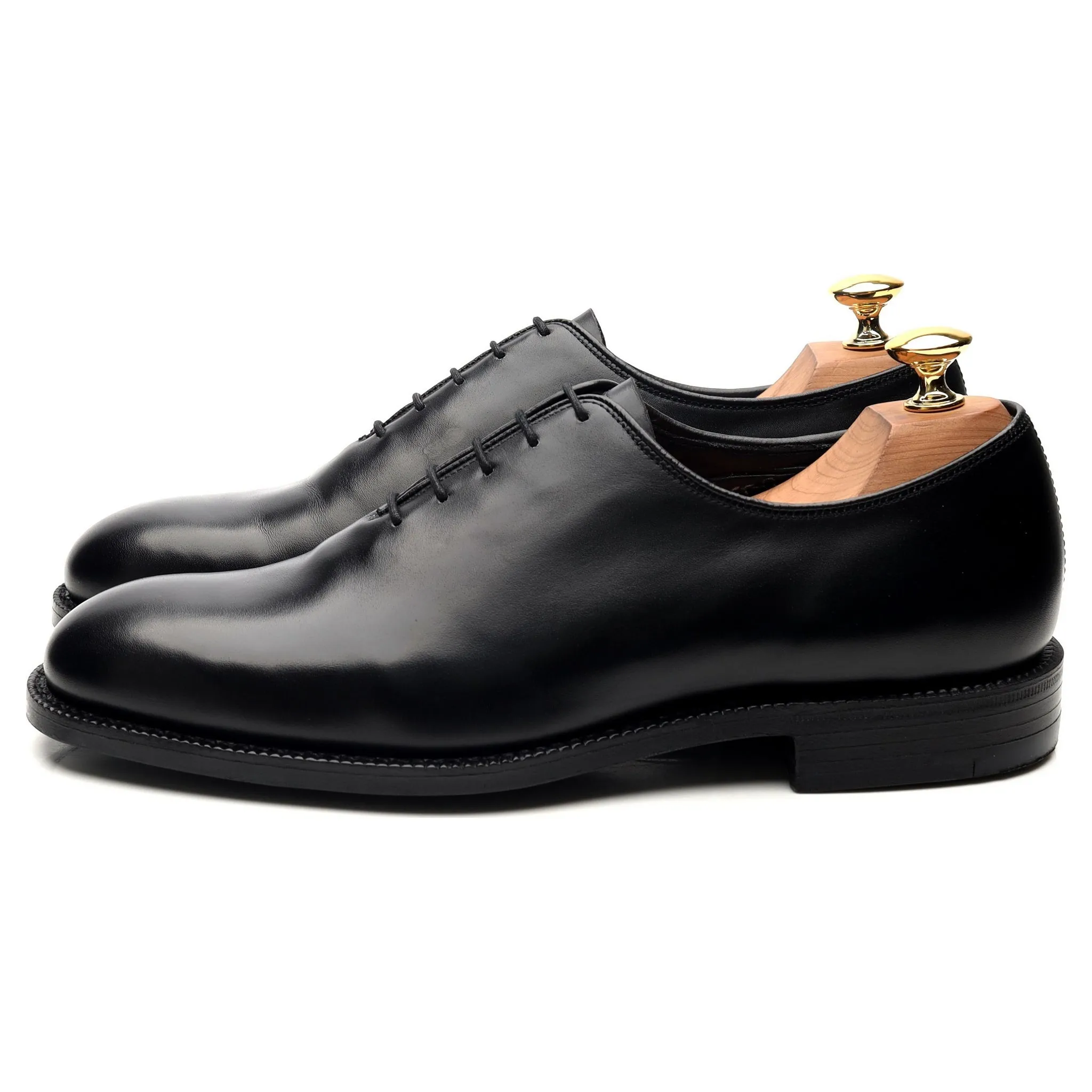 'Jovi' Black Leather Wholecut Oxford UK 6.5 F