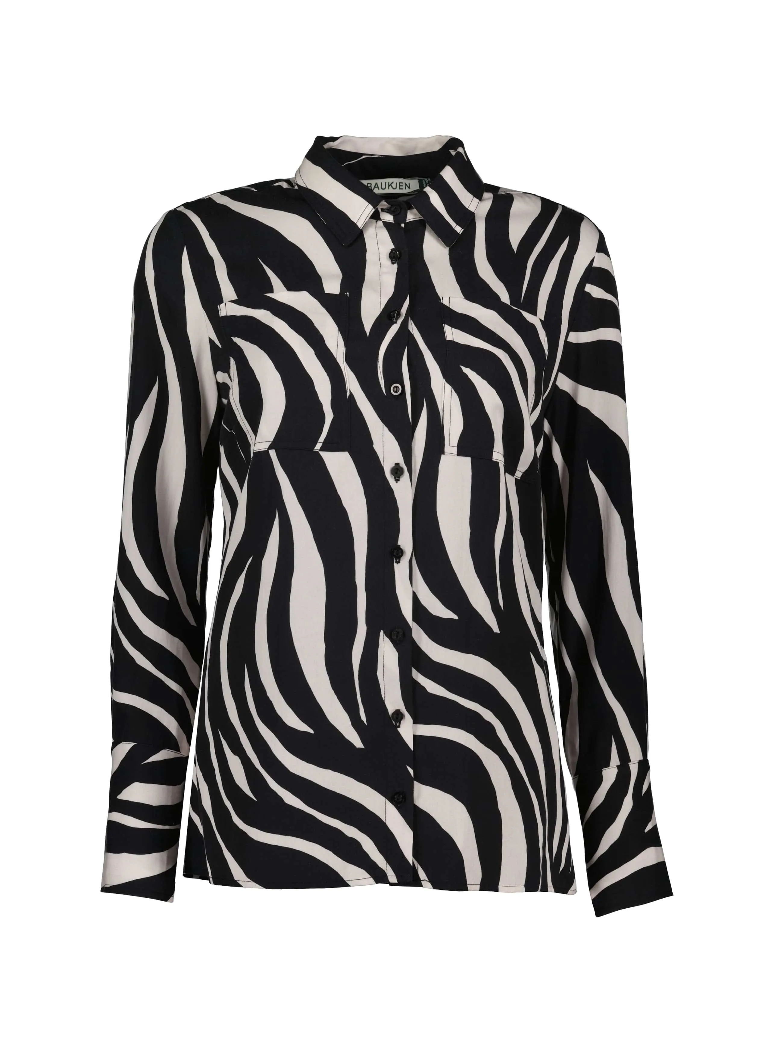Kamilah TENCEL™ Shirt | Black Zebra