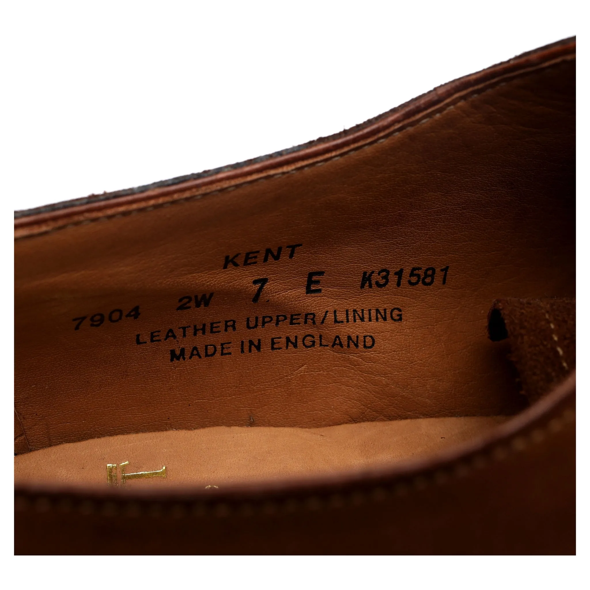 'Kent' Brown Suede Wholecut Oxford UK 7 E