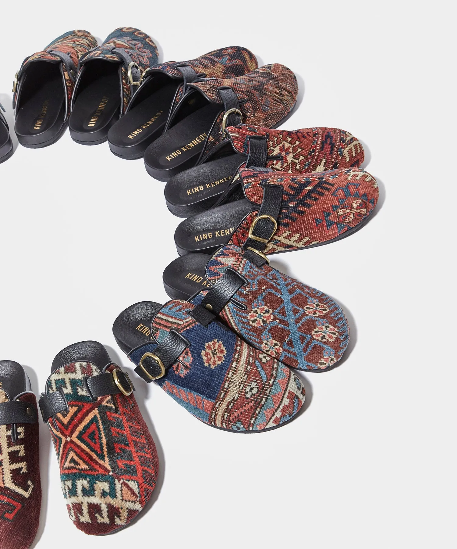 King Kennedy Rug Mules