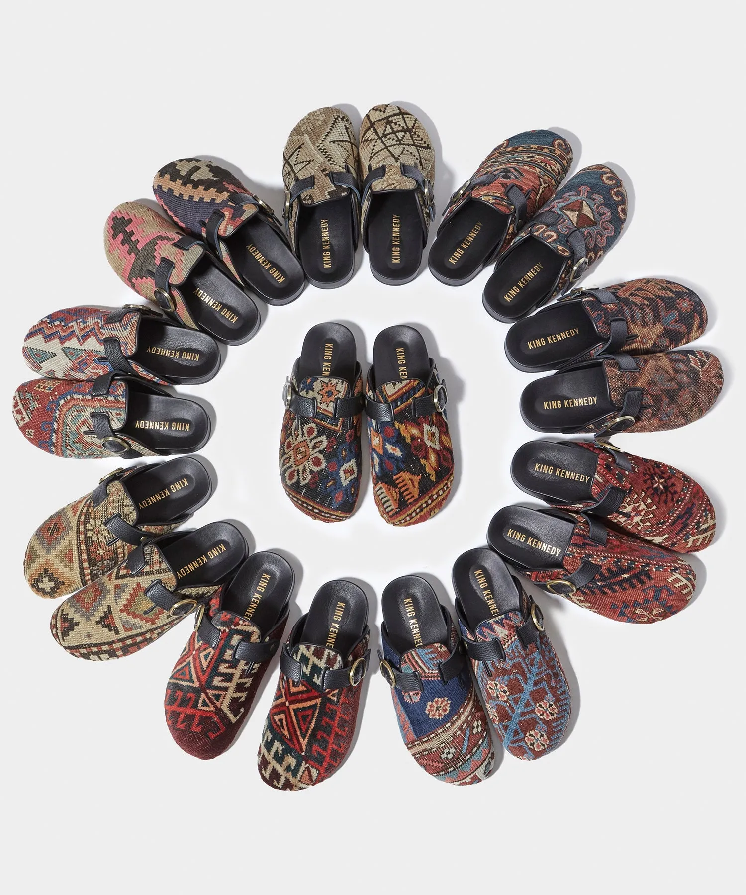 King Kennedy Rug Mules