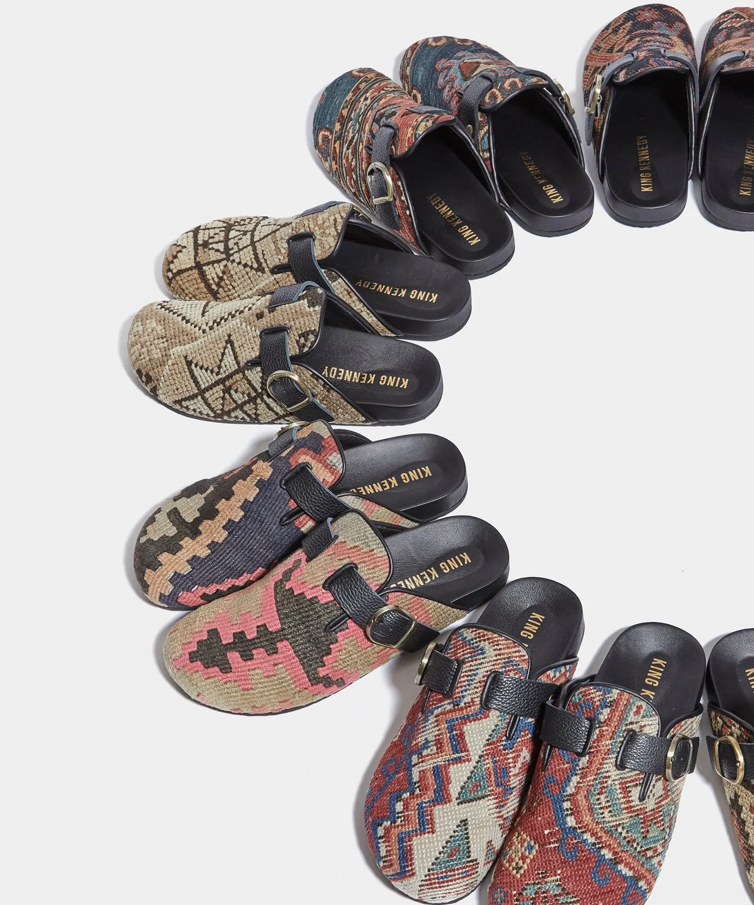 King Kennedy Rug Mules