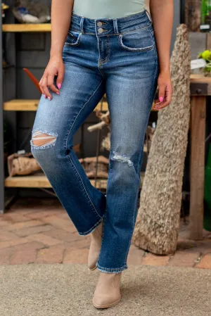 Kira High-Rise Slim Straight Jeans