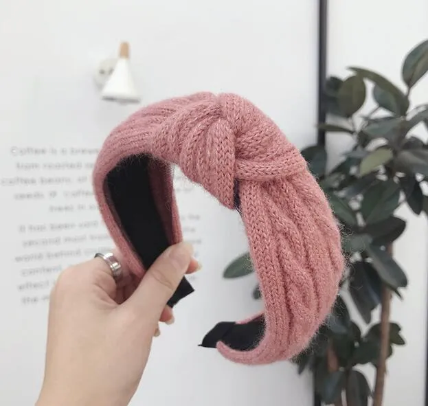Knotted Knit Casual Headbands