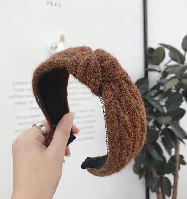 Knotted Knit Casual Headbands