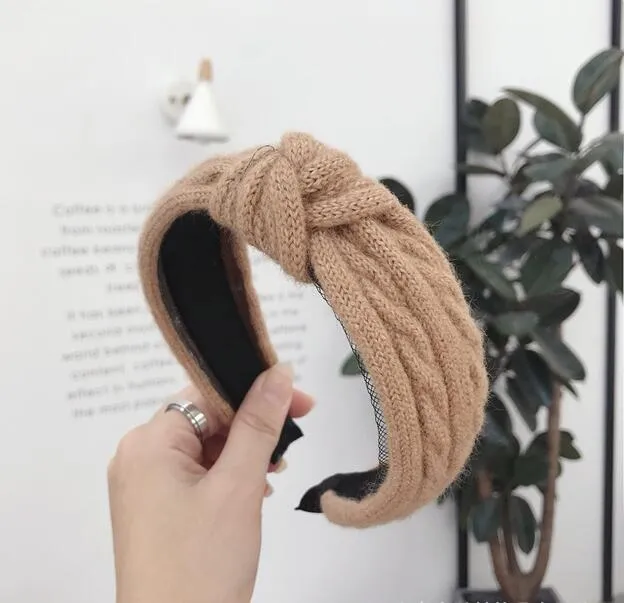 Knotted Knit Casual Headbands