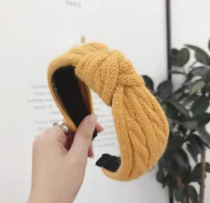 Knotted Knit Casual Headbands