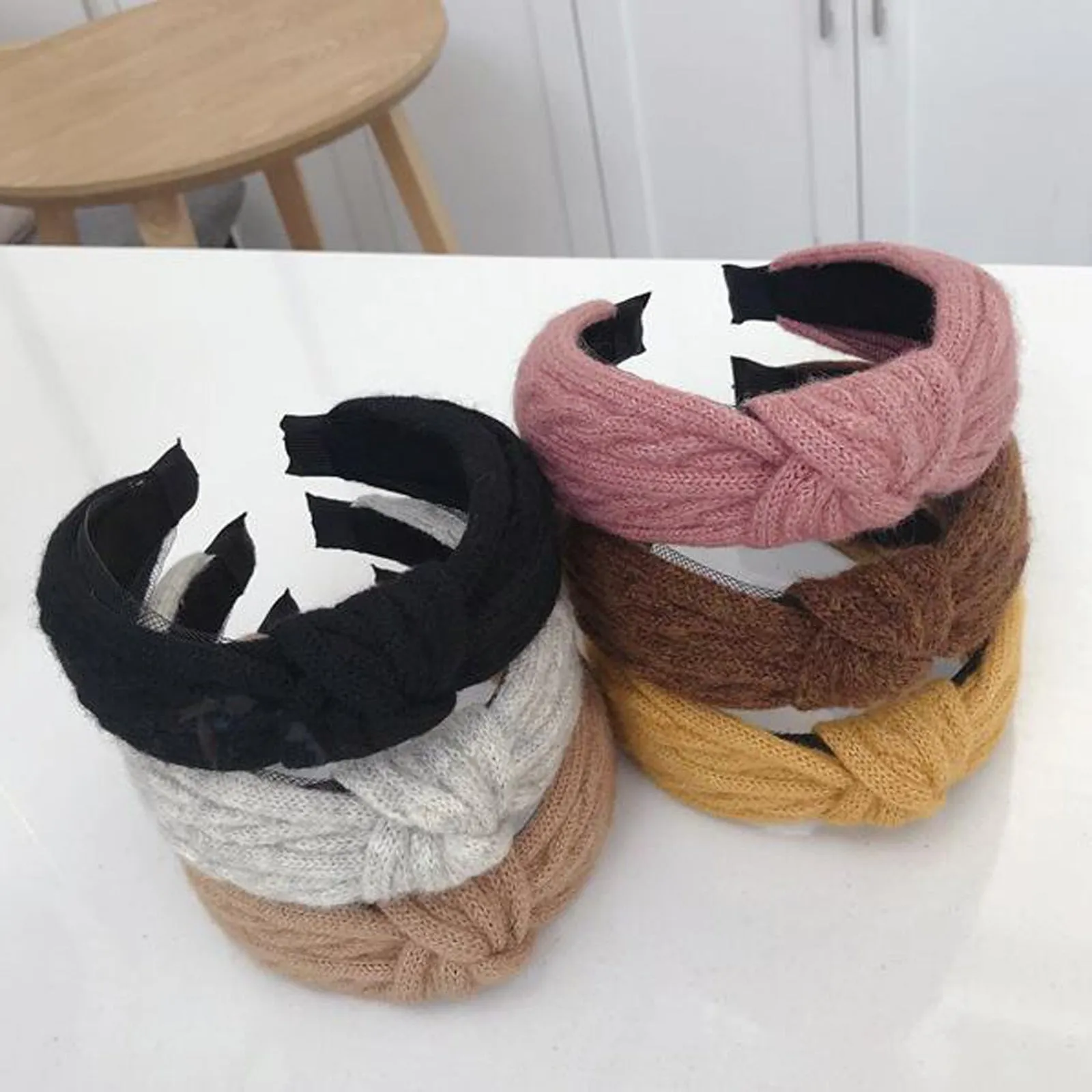 Knotted Knit Casual Headbands