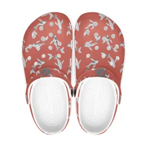 Koi Fish Red Clogs