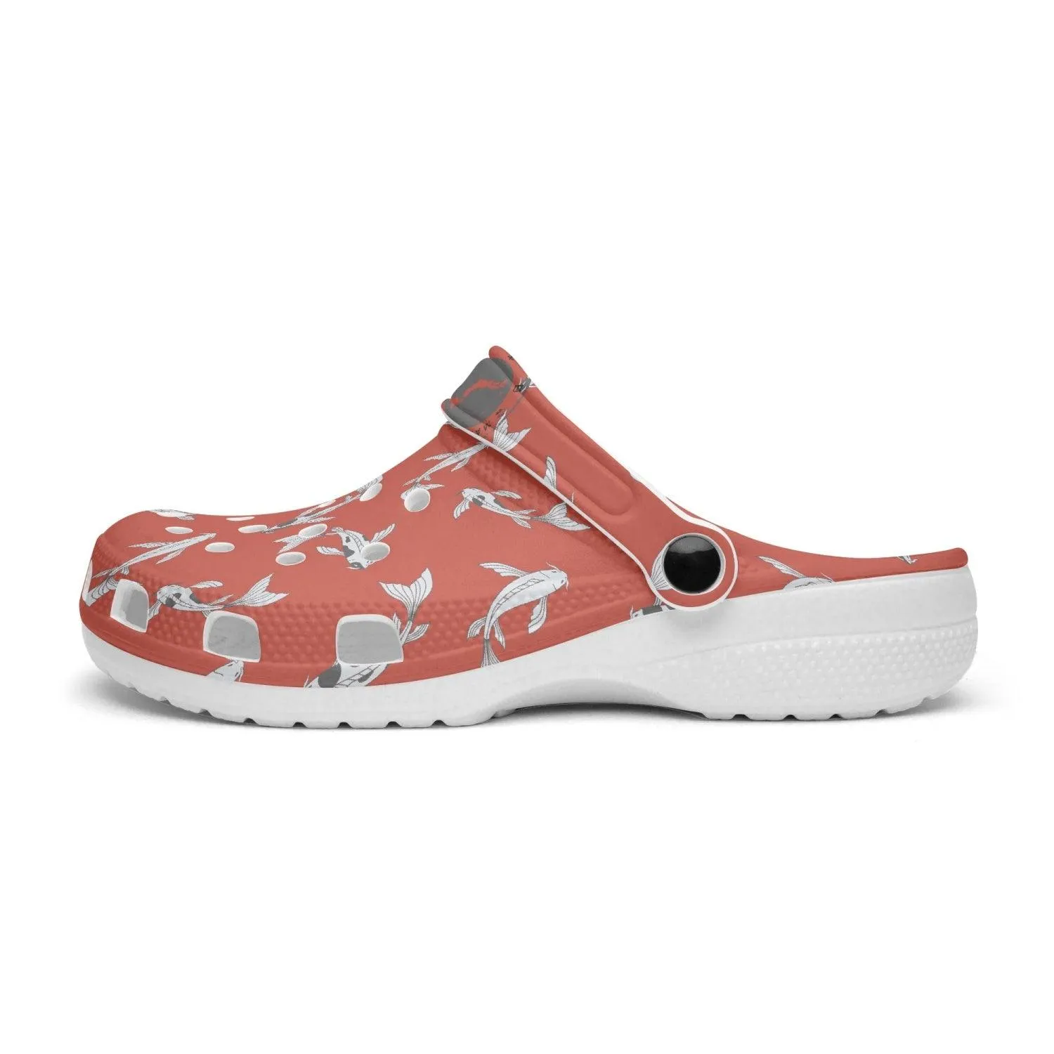 Koi Fish Red Clogs