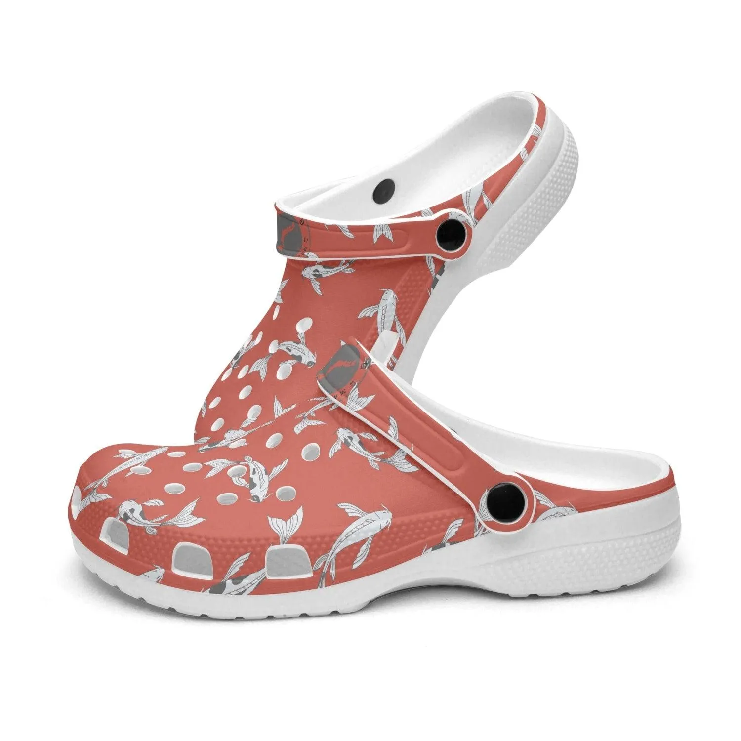 Koi Fish Red Clogs