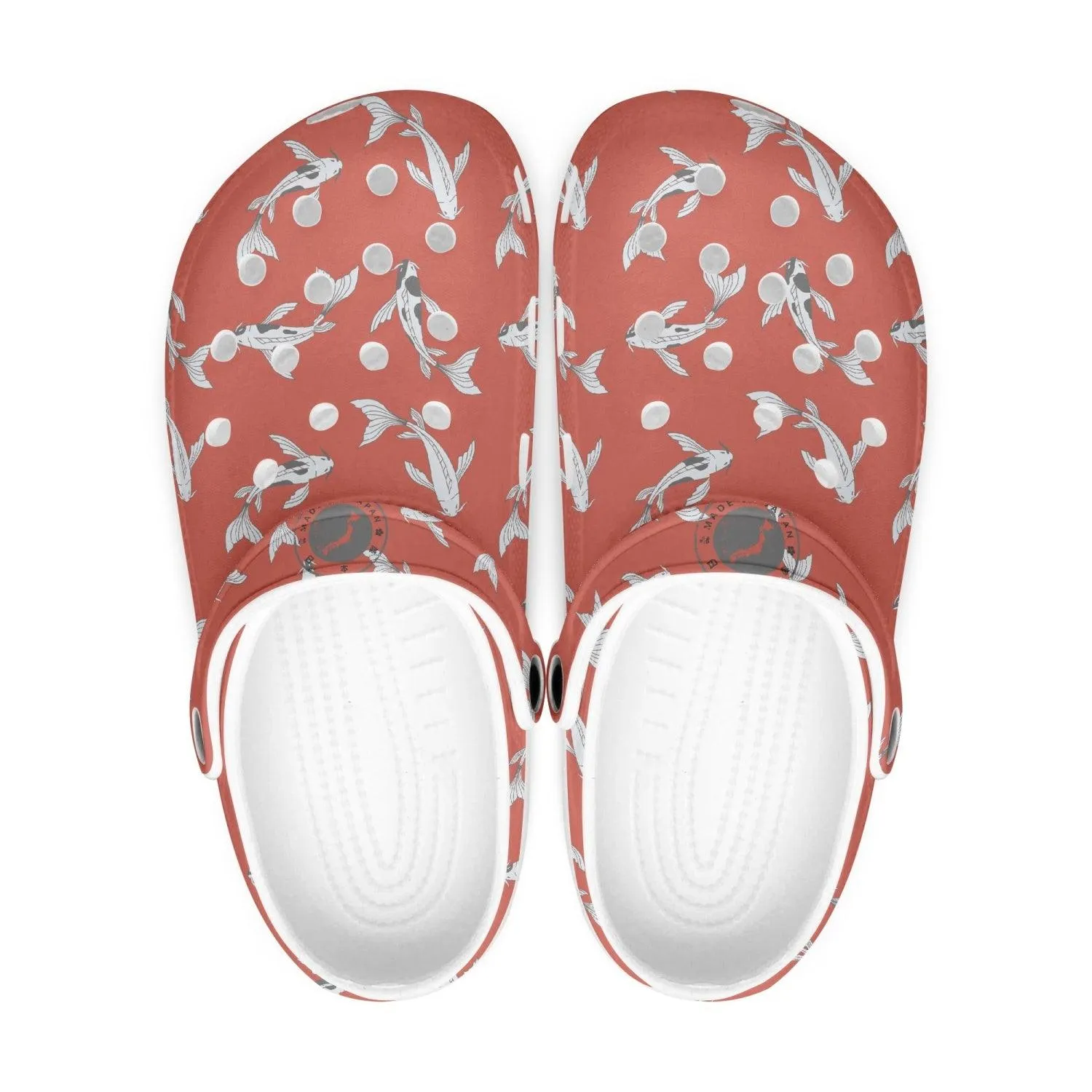 Koi Fish Red Clogs