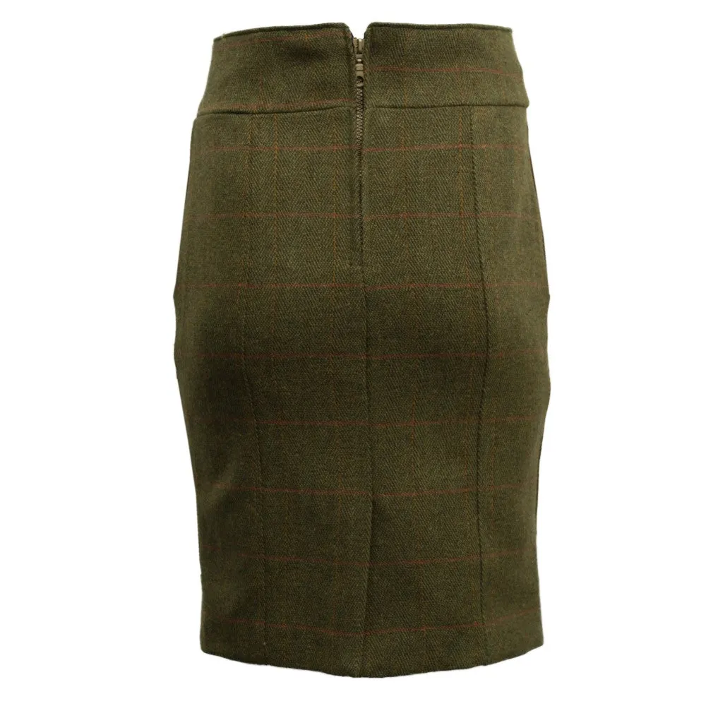 Ladies Derby Tweed Skirt