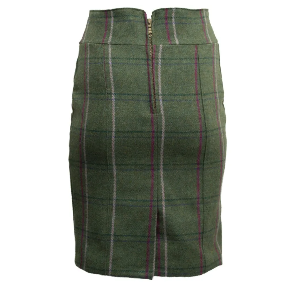 Ladies Derby Tweed Skirt