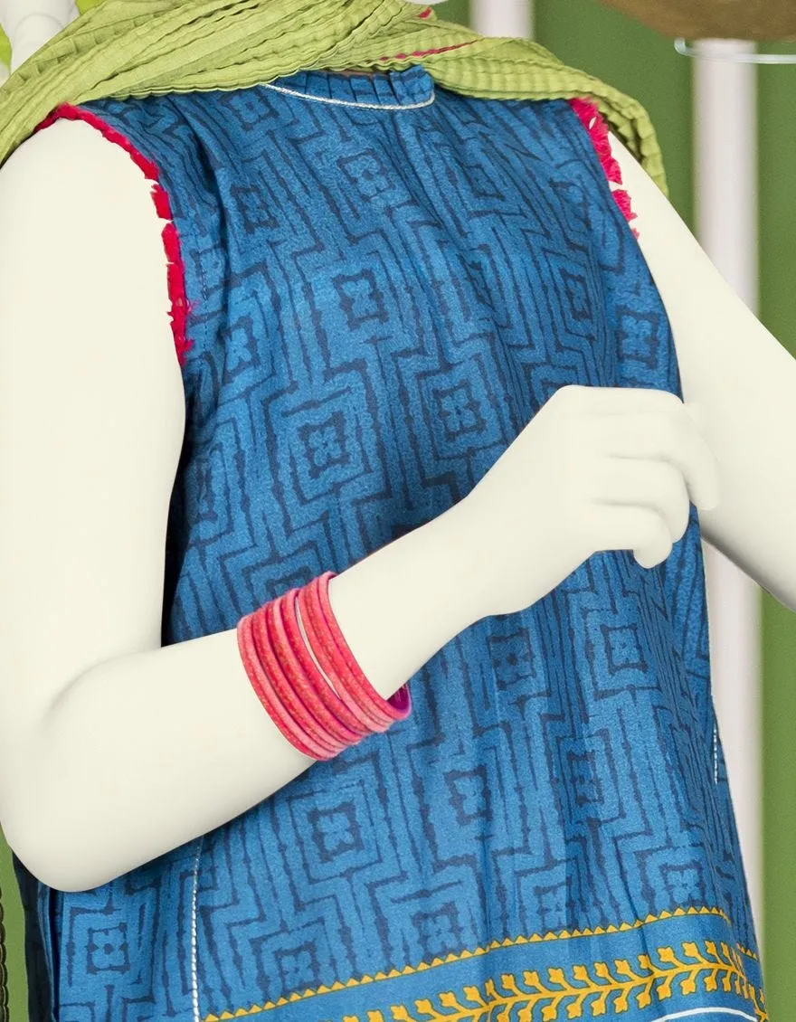 Latest Pakistani fashion casual wear for girls # K2699
