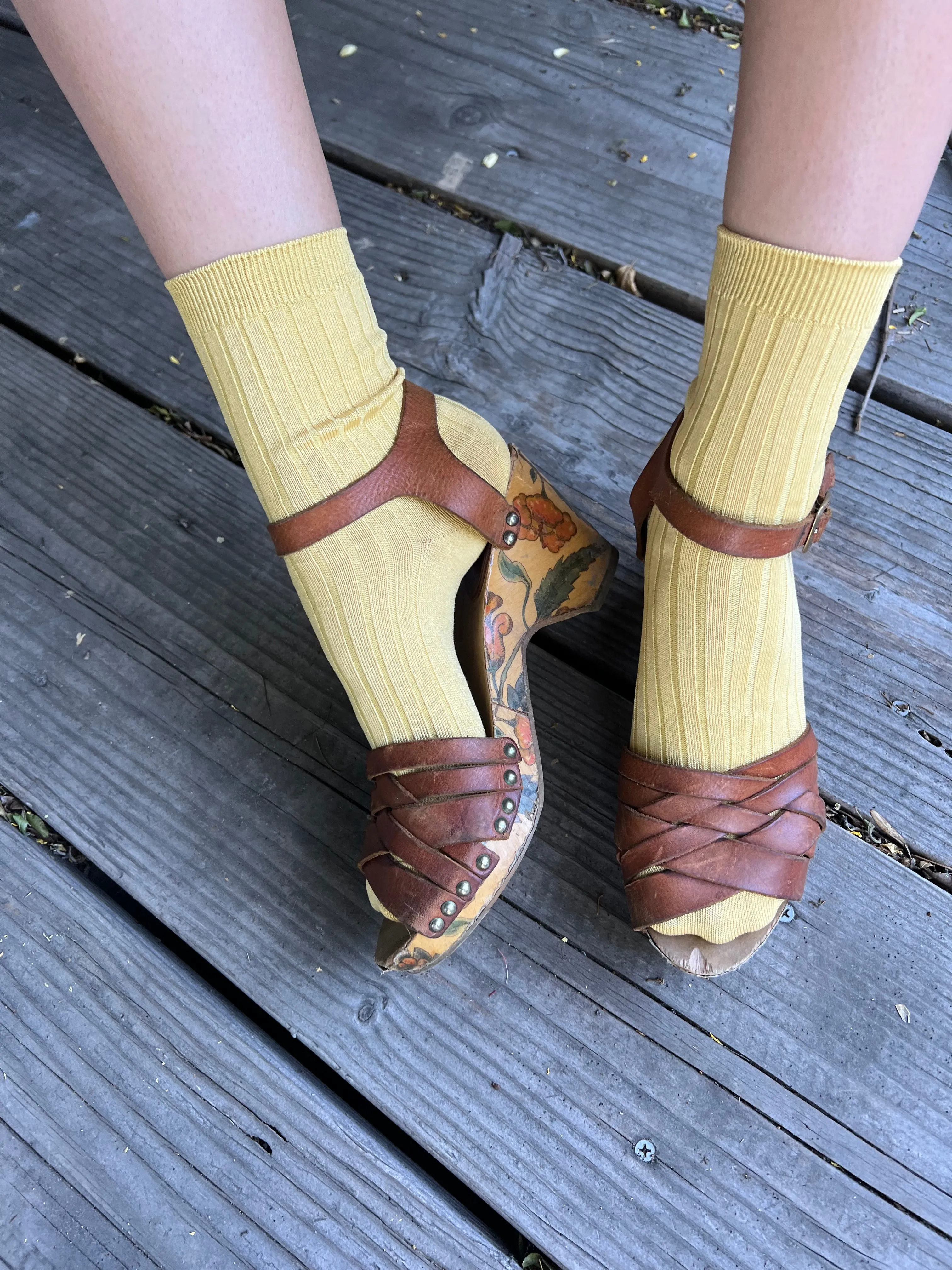 Le Bon Shoppe-Her Socks-Buttercup