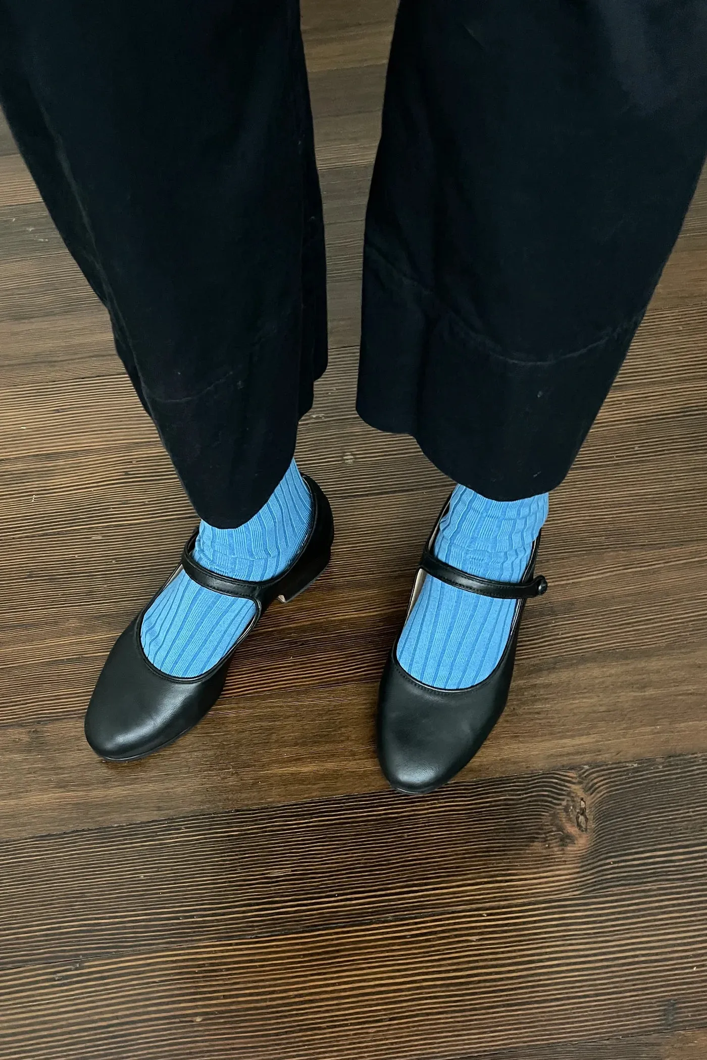 Le Bon Shoppe-Her Socks-Electric Blue