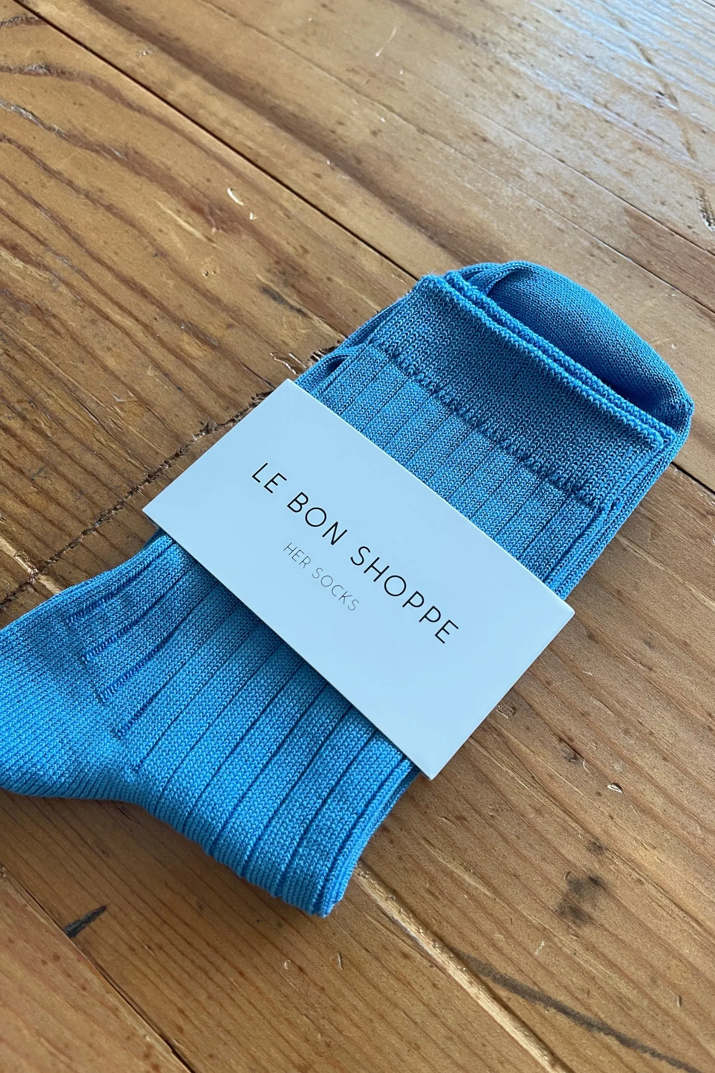 Le Bon Shoppe-Her Socks-Electric Blue