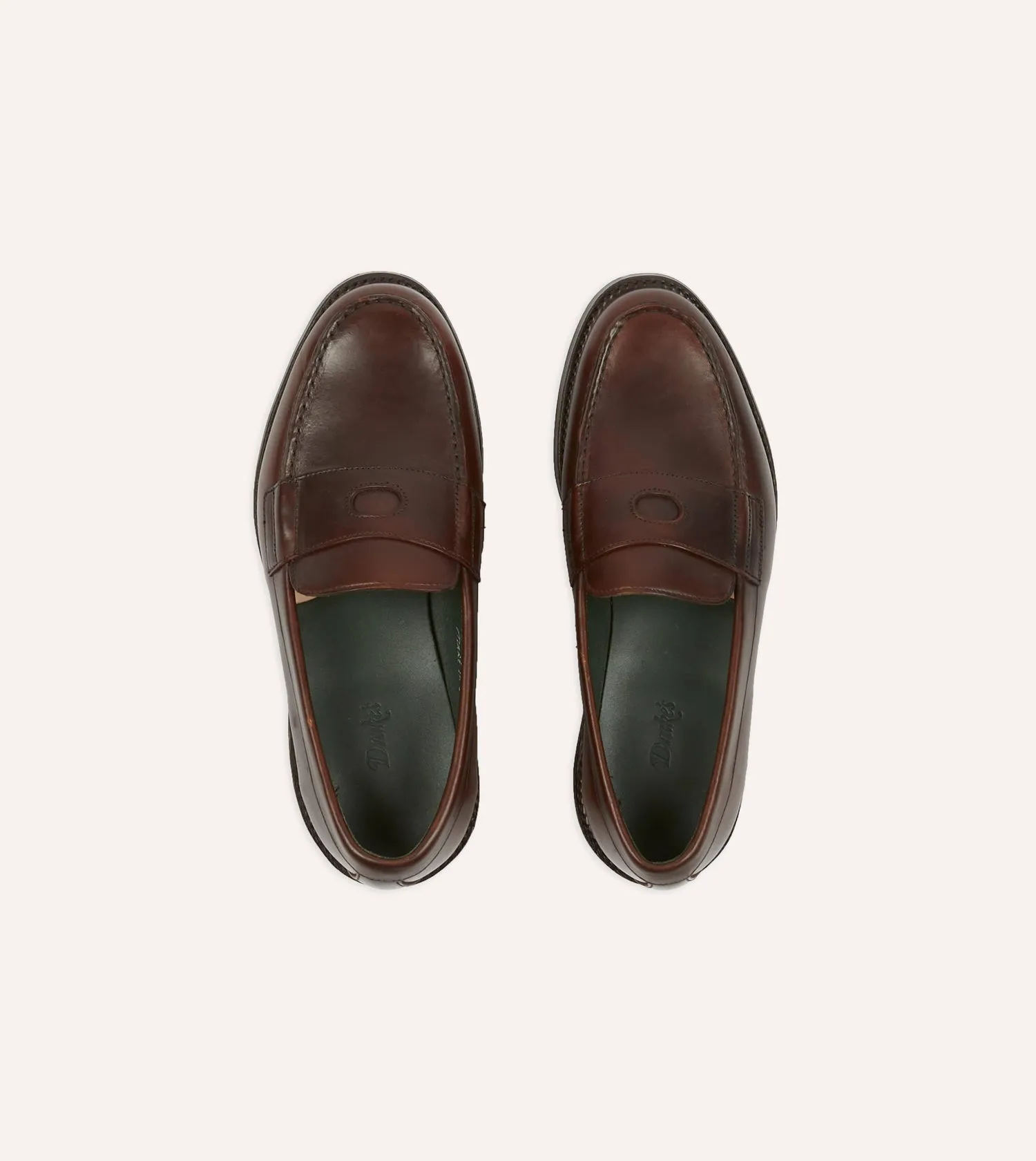 Leather Charles Goodyear Welted Penny Loafer