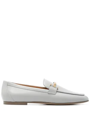 Leather loafers