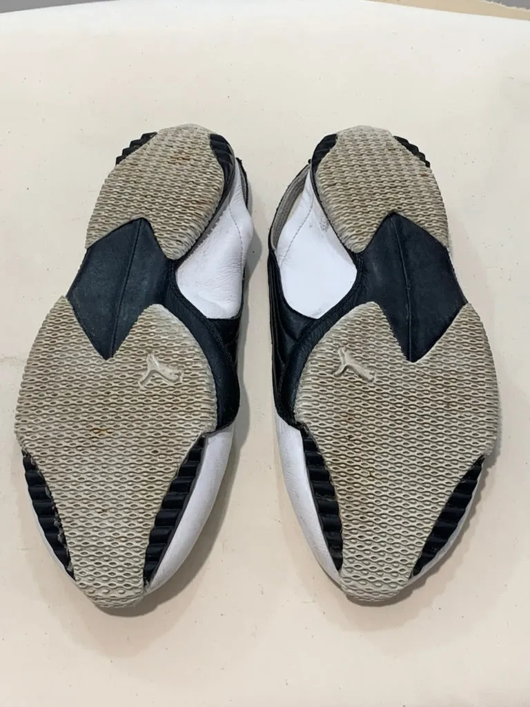Leather slingback mules, 42