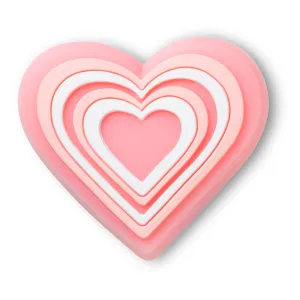 LED Pink Heart Jibbitz