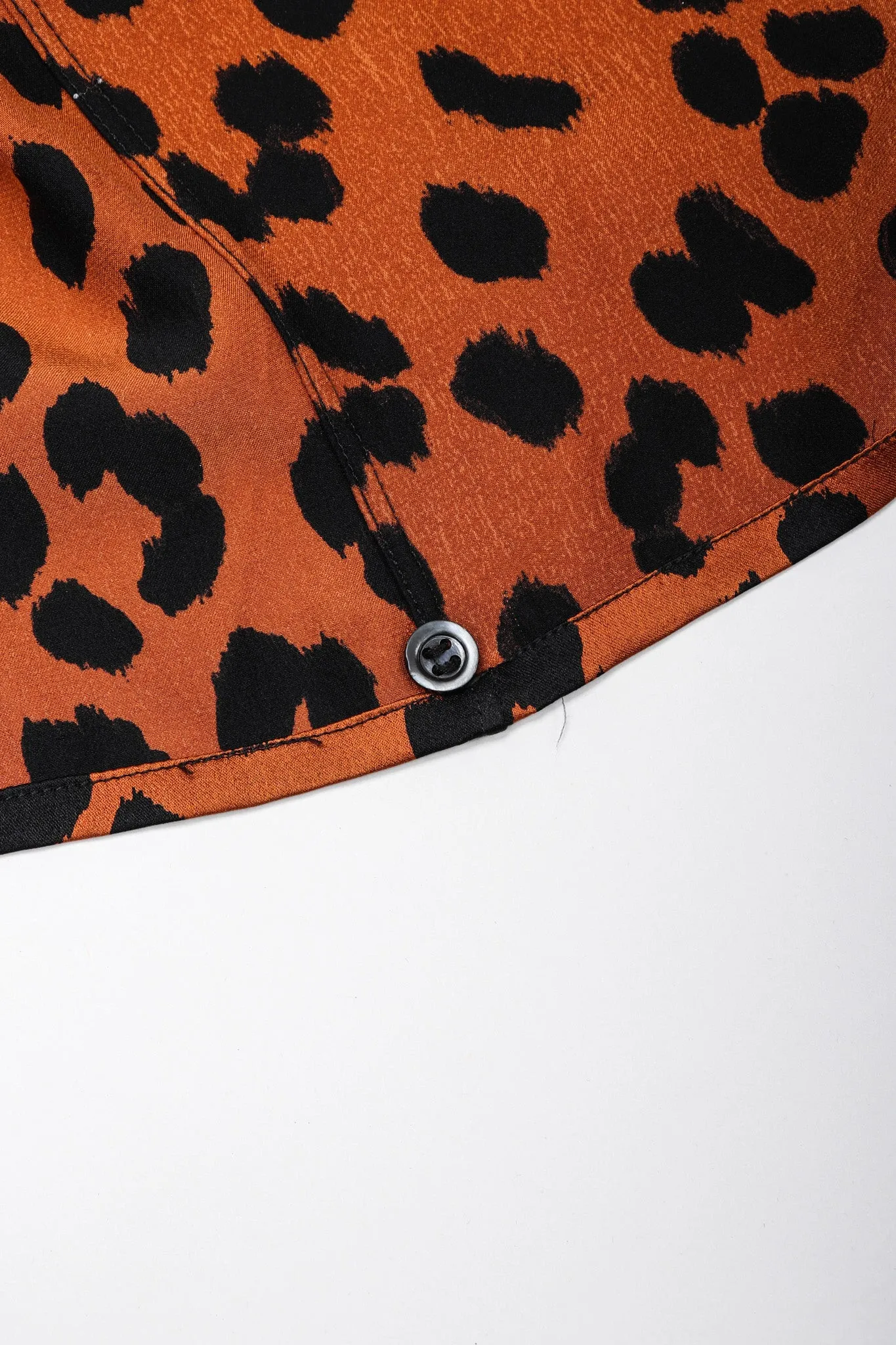Leopard Silk Blouse